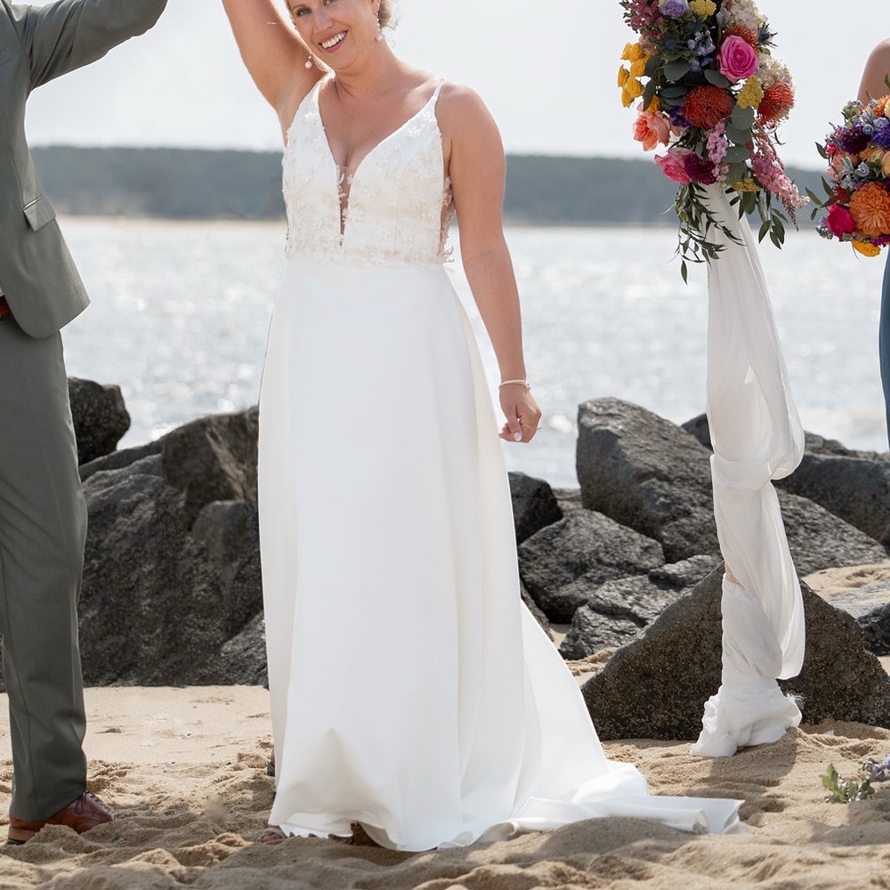 Andy Bird White Wedding Dress